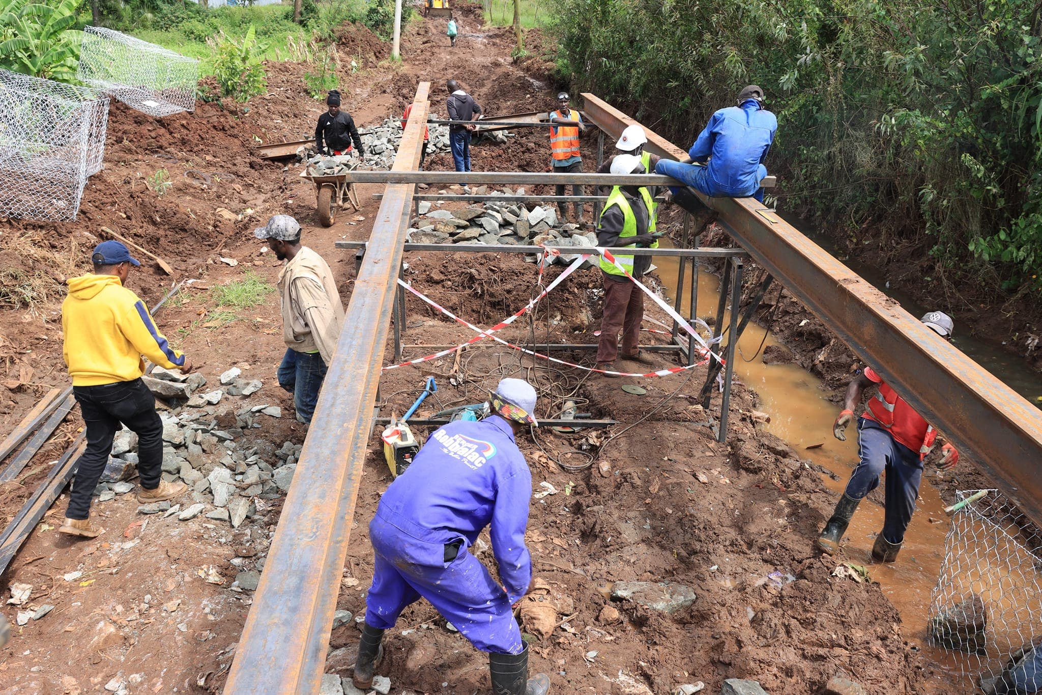 Construction of Kabuthi Bridge