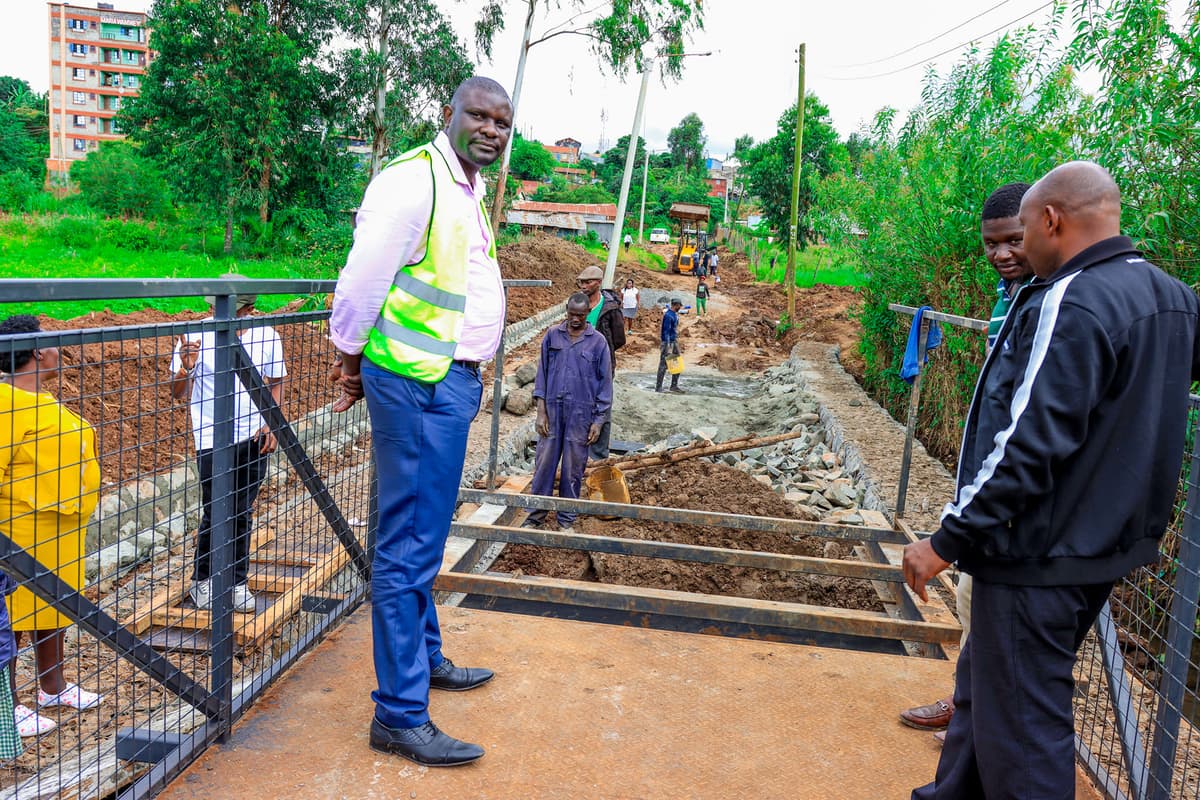 Construction of Kabuthi Bridge – Linking Kware and Kirigu