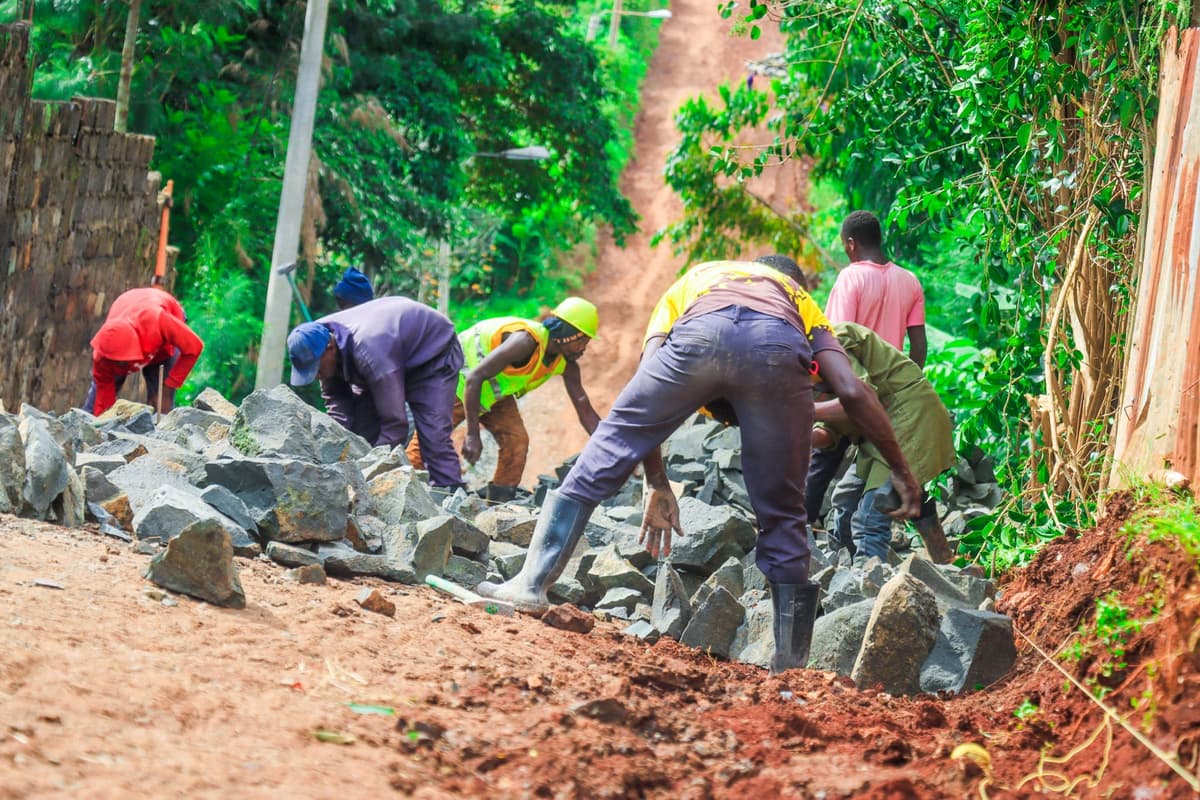 Construction of Kikuyu Road - Ruthimitu Primary Road